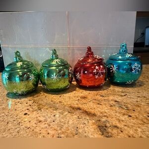 Christmas candle Ornament Set